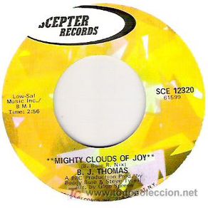 Disques de vinyle: B. J . THOMAS -MIGHT CLOUDS OF JOY / LIFE